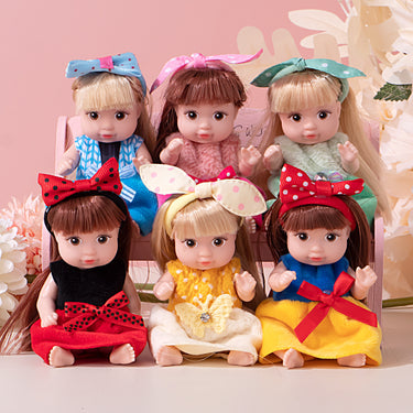 DollyDreams | Diversión mágica para jugar - Set de muñecas adorables con vestidos coloridos